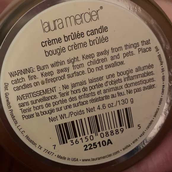 (3) Laura Mercier Signature Candle Creme Brûlée’ - Picture 2 of 3